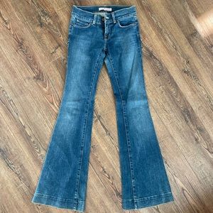 J BRAND Denim Bell Bottom Jean. Size 25. Low Rise